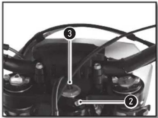 Sherco 125 SER (2019) - ADJUSTING THE STEERING HEAD BEARING PLAY - 1