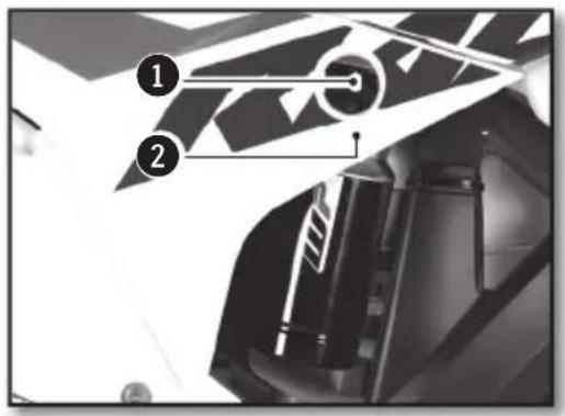 Sherco 125 SER (2019) - RéGLAGE DE LA COMPRESSION BASSE VITESSE DE L'AMORTISSEUR - 1