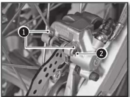 Sherco 125 SER (2019) - REINSTALLING THE FRONT AND REAR BRAKE PADS - 1