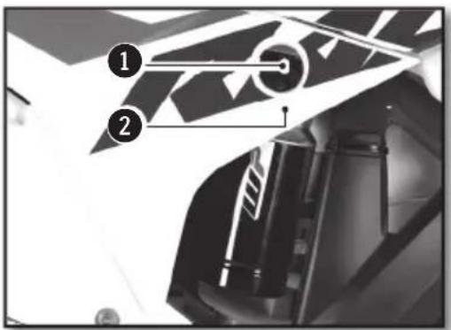 Sherco 125 SER (2019) - REGLAJE DE LA COMPRESION A BAJA VELOCIDAD DEL AMORTIGUADOR - 1