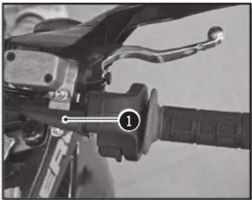 Sherco 450 SEF (2018) - Régler le jeu du cable de gaz - 1