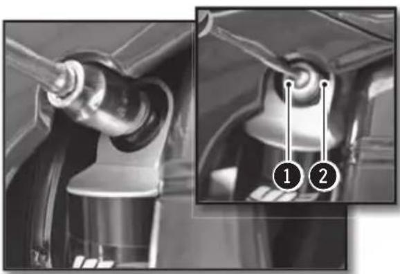 Sherco 450 SEF (2018) - ADJUSTING THE REAR SHOCK HIGH-SPEED COMPRESSION SETTING - 1
