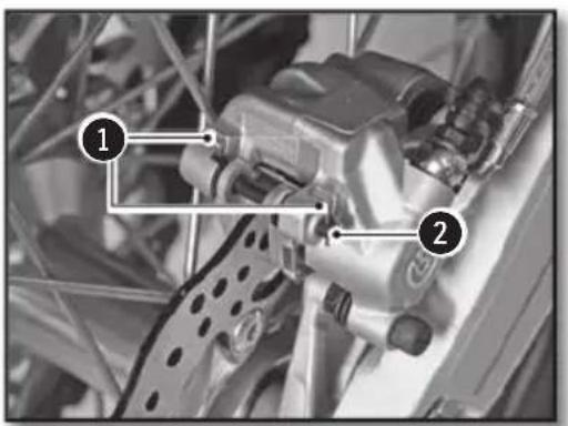 Sherco 450 SEF (2018) - REINSTALLING THE FRONT AND REAR BRAKE PADS - 1