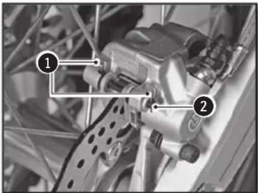 Sherco 450 SEF (2018) - REEMPLACEMENT DES PLAQUETTES DE FREIN AVANT ET ARRÈRE - 1