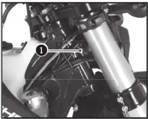 Sherco 450 SEF (2018) - Vehicle serial number location - 1