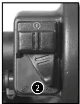 Sherco 250 SER (2019) - ■ Injection system mapping switch - 2