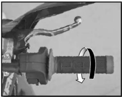 Sherco 250 SER (2019) - ■ Le jeu du câble de gaz - 1