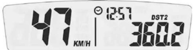 47 KM/H 12:51 DST2 360.2