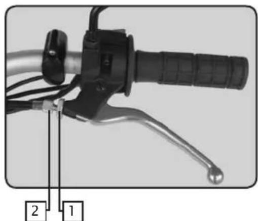Sherco CityCorp 125cc (2008) - Rear brake adjustment - 2