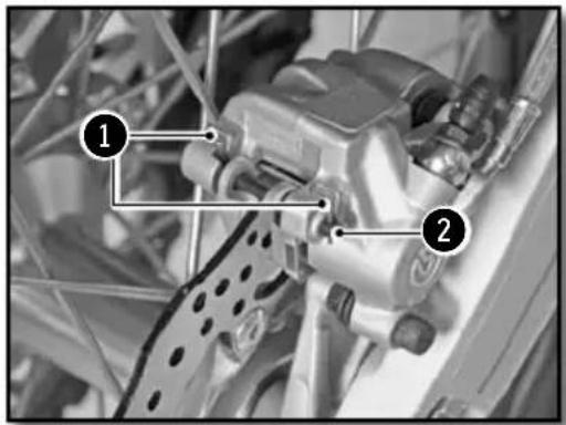 Sherco 250 SEFR (2019) - REMOVING THE FRONT AND REAR BRAKE PADS - 1