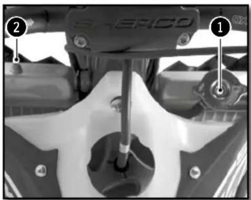 Sherco 250 SEFR (2019) - VIDANGE DU LIQUIDE DE REFROIDISSEMENT - 1