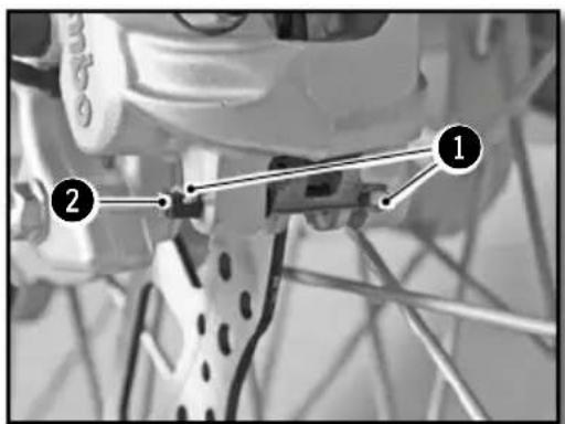 Sherco 250 SEFR (2019) - AUSBAU DER BREMSBELÄGE VORN UND HINTEN - 2
