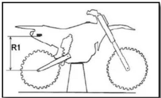 Sherco 250 SEFR (2019) - SETTING THE DEPRESSION OF THE REAR SHOCK WITH NO LOAD - 1