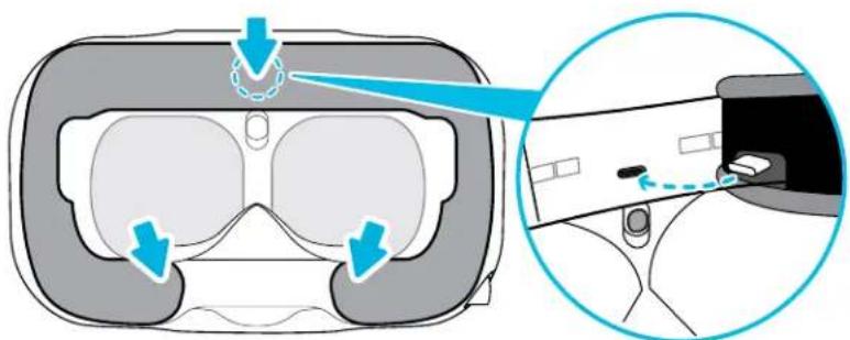 HTC Vive Pro 2 - Connecter un appareil USB au casque VIVE pro 2 - 5
