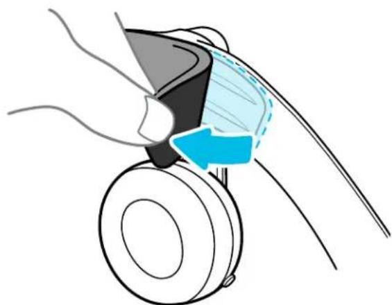 HTC Vive Pro 2 - Retirer les écouteurs du casque - 1