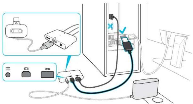HTC Vive Pro 2 - Connecter le casque à votre ordinateur - 1