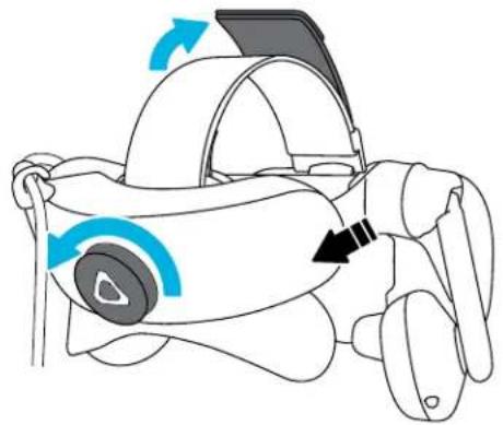 HTC Vive Pro 2 - Mettre le casque VIVE pro 2 - 1