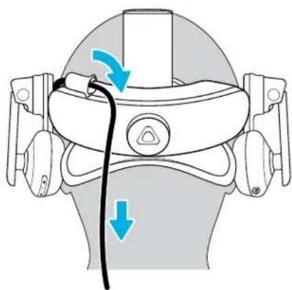 HTC Vive Pro 2 - Mettre le casque VIVE pro 2 - 5