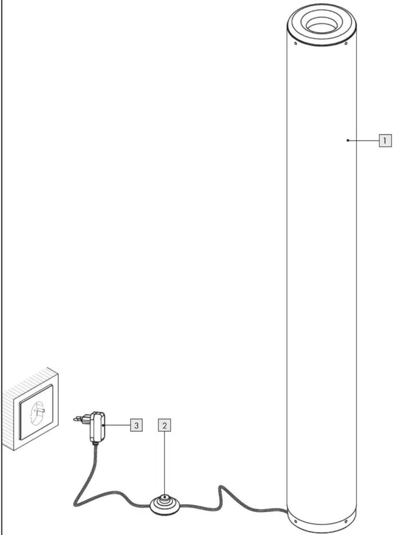 Livarno Lux IAN 359578 - LED-STEHLEUCHTE „STERNENHIMMEL“ /LED-STEHLEUCHTE/ STARS LED FLOOR LAMP/LED FLOOR LAMP/ LAMPADAIRE À LED « CIEL ÉTOILÉ »/LAMPADAIRE À LED - 1