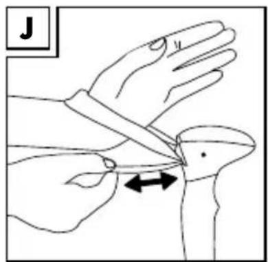 CRIVIT IAN 337701 - Adjusting the hand strap (figs. I-L) - 2