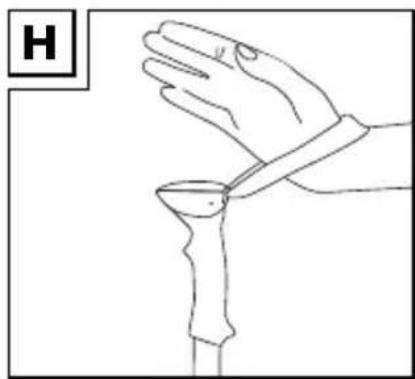 CRIVIT IAN 337701 - Anlegen der Handschlaufe (Abb. H) - 1