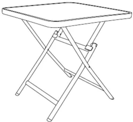 FLORABEST HG05806 - ALUMINIUM FOLDING TABLE - 1