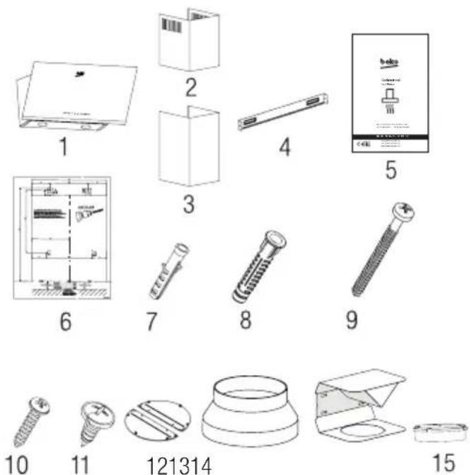 BEKO BHCA64640BH - (Afbeelding 6) - 1