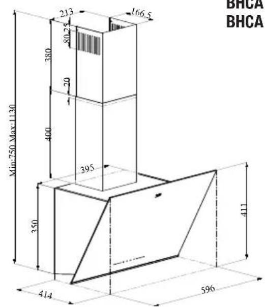 BEKO BHCA64640BH - Technické udaje - 1
