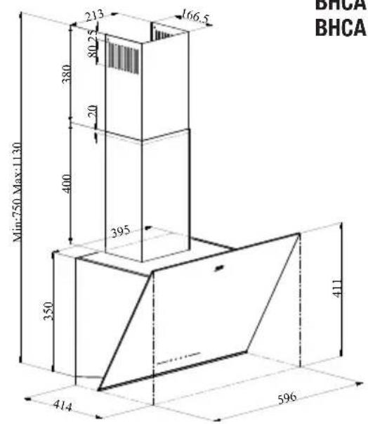 BEKO BHCA64640BH - Technical Data - 1