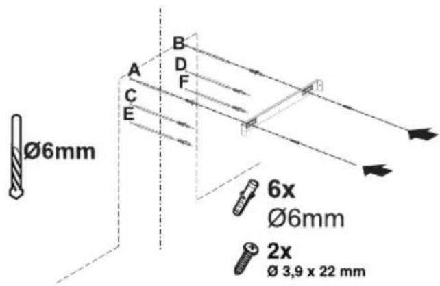 BEKO BHCA64640BH - Namestitev zračne pregrade (BHCA 64640 BH - BHCA 94640 BH) - 1