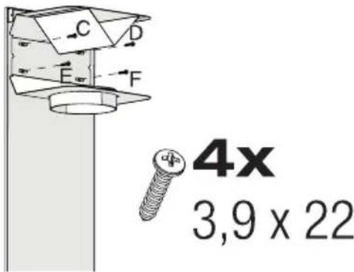 BEKO BHCA64640BH - Installation of Air Baffle (BHCA 64640 BH - BHCA 94640 BH - BHCA 94640 WH) - 3