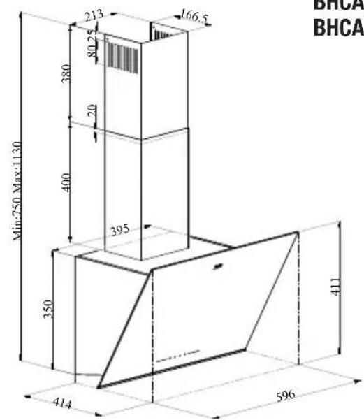 BEKO BHCA64640BH - Technische Daten - 1