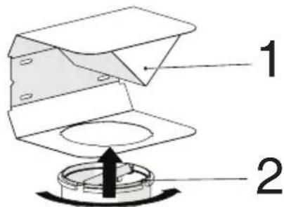 BEKO BHCA64640BH - Installatie van het Air Baffle (BHCA 64640 BH - BHCA 94640 BH - BHCA 94640 WH) - 2