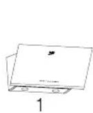 BEKO BHCA64640BH - Aksesoret e montimit - 1