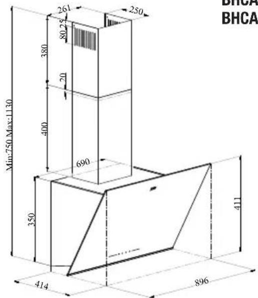 BEKO BHCA64640BH - Technische Daten - 2