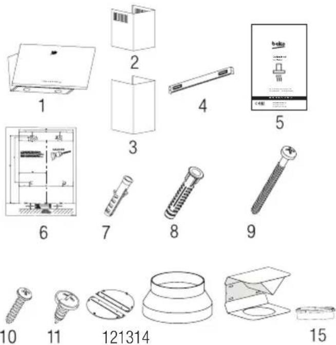 BEKO BHCA64640BH - MoNTaXHn Akcecoapn - 1