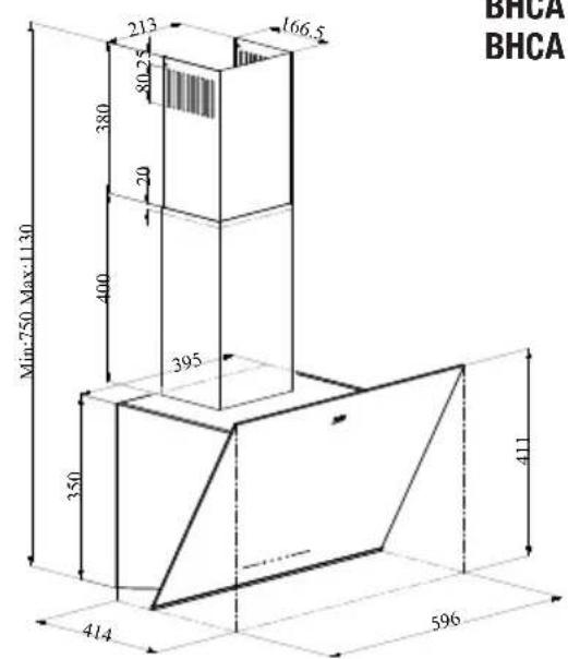 BEKO BHCA64640BH - Të dhënat teknike - 1