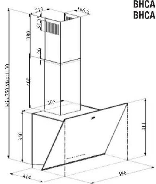 BEKO BHCA64640BH - Données techniques - 1