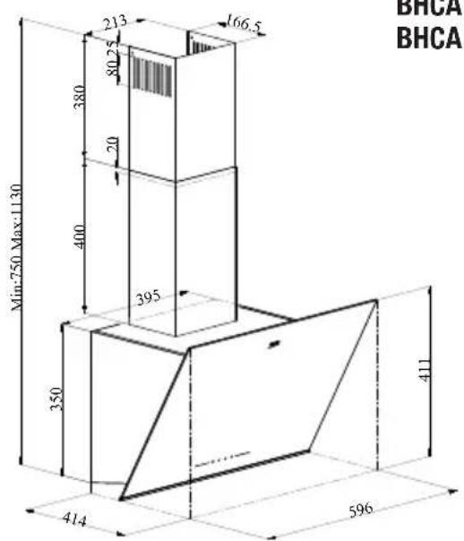 BEKO BHCA64640BH - Dane techniczne - 1