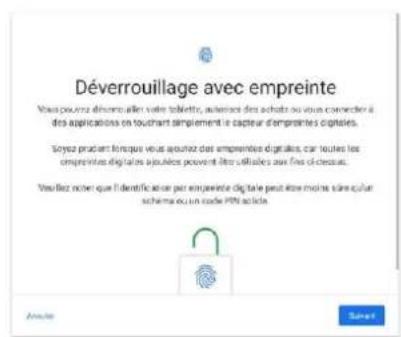 LENOVO Tab P12 Pro - Ajout d'une empreinte digitale - 1