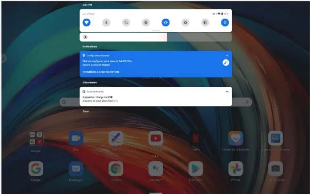 LENOVO Tab P12 Pro - Connexion de votre(APpeuil à un ordinateur - 1