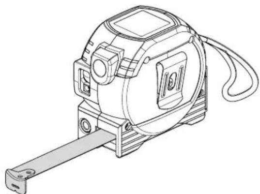 TROTEC BD8M - Utilisation du mètre-ruban - 1