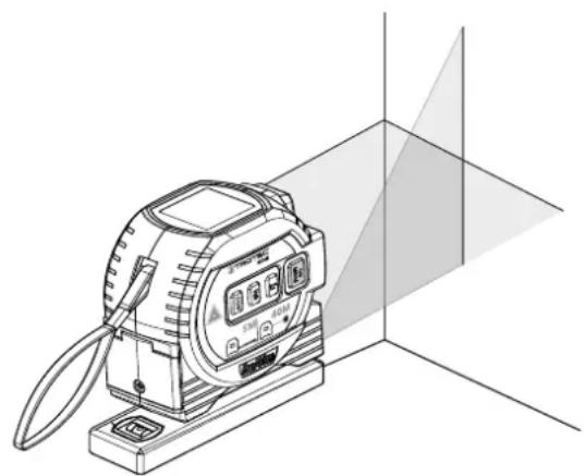 TROTEC BD8M - Utilisation du laser en croix - 1