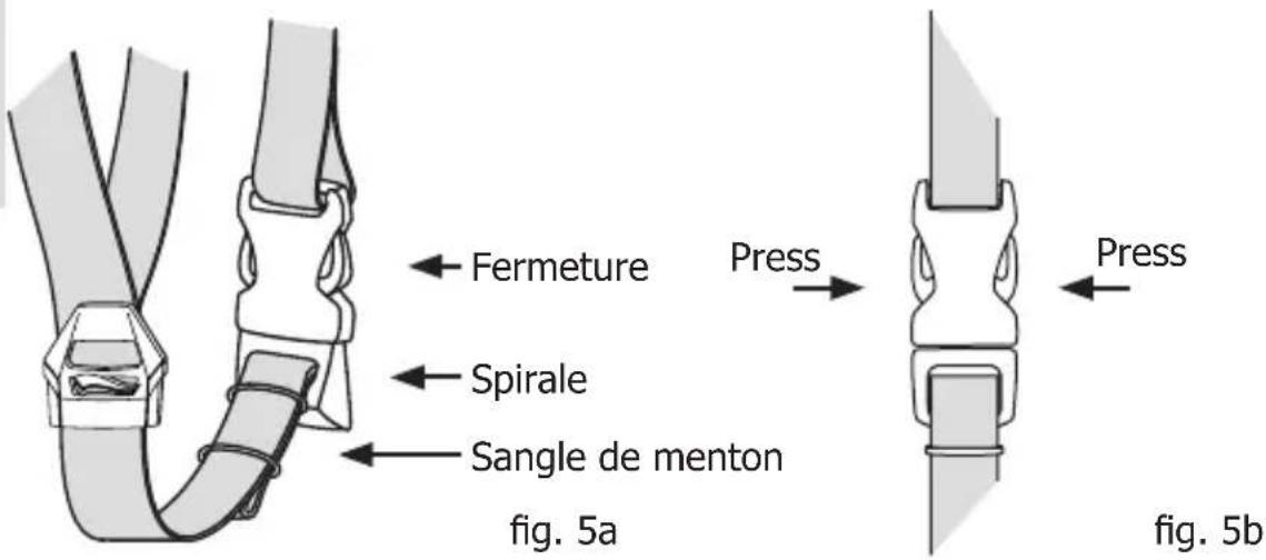 CRIVIT SP 501 - Reglage de la mentonniere - 1