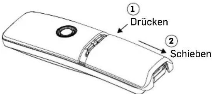 SWITEL DC2000 - Akkus einlegen - 1