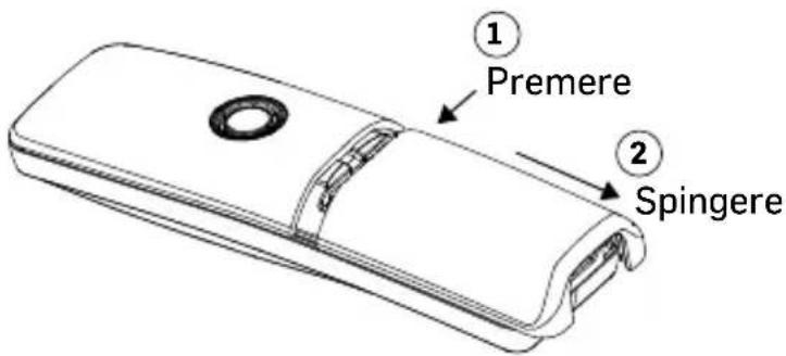 SWITEL DC2000 - Inserimento delle batterie ricaricabili - 1