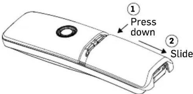 SWITEL DC2000 - Installing the batteries - 1