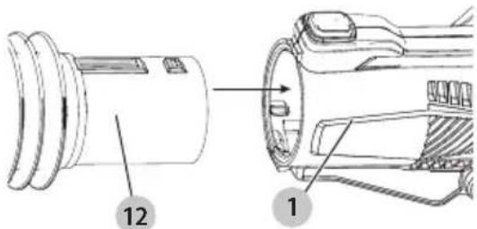 Craftsman CMEBL7000 - Attaching Flexible Tube to Power head (Fig.1) - 1