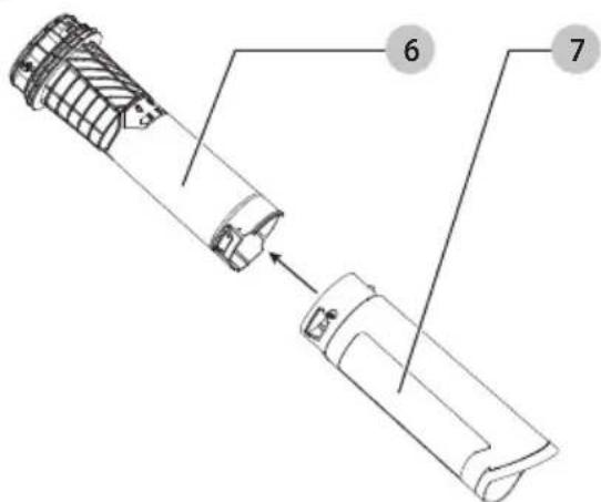 Craftsman CMEBL7000 - Vacuum Tube Assembly (Fig. F, G, H) - 1