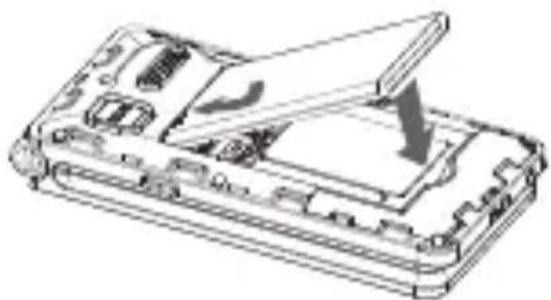 SWITEL M228 - SIM-Karte, Speicherkarte und Akku einsetzen - 4